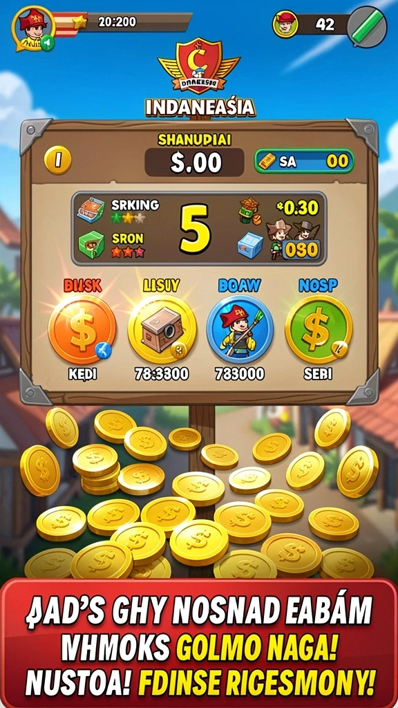 juarago - Screenshot menunjukkan antarmuka utama JUARAGO dengan pilihan mode permainan.