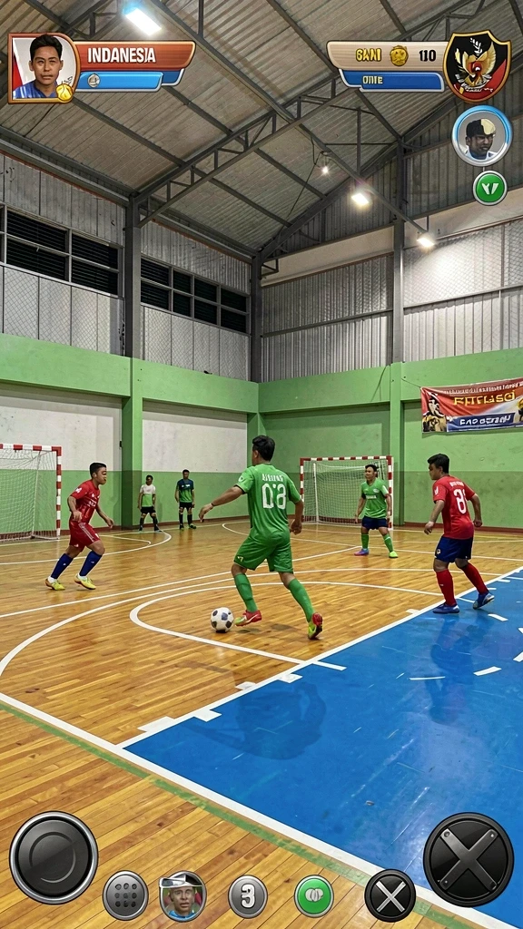 kkrp - Tangkapan layar menampilkan pemandangan indah dalam game.