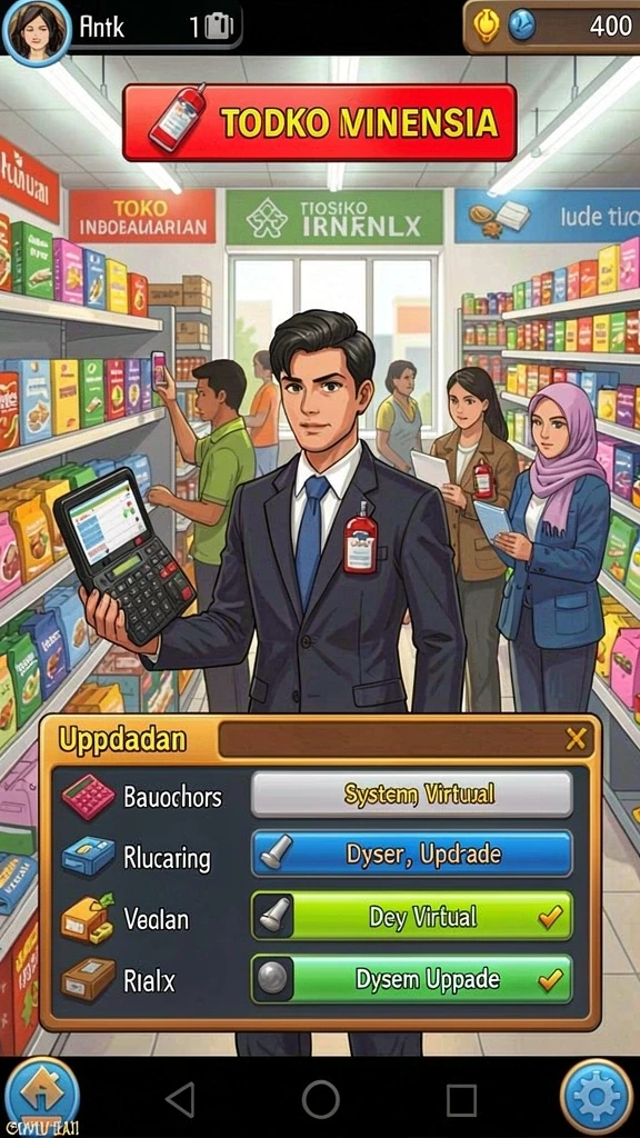 sd107 - Screenshot menampilkan karakter utama dalam misi pertama.