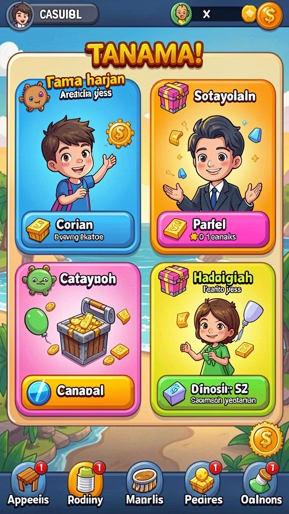 tentoto - Gambar antarmuka yang menarik dan intuitif.